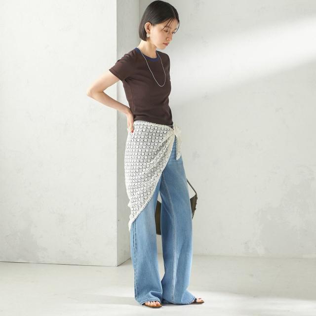 シップス（SHIPS）/《予約》【SHIPS別注】BINDU: レース トライアングル スカーフ