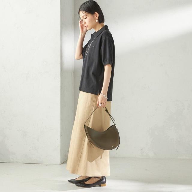 シップス（SHIPS）/《予約》〈洗濯機可能〉ストレッチ チノ 硫化染め ステッチ スカート