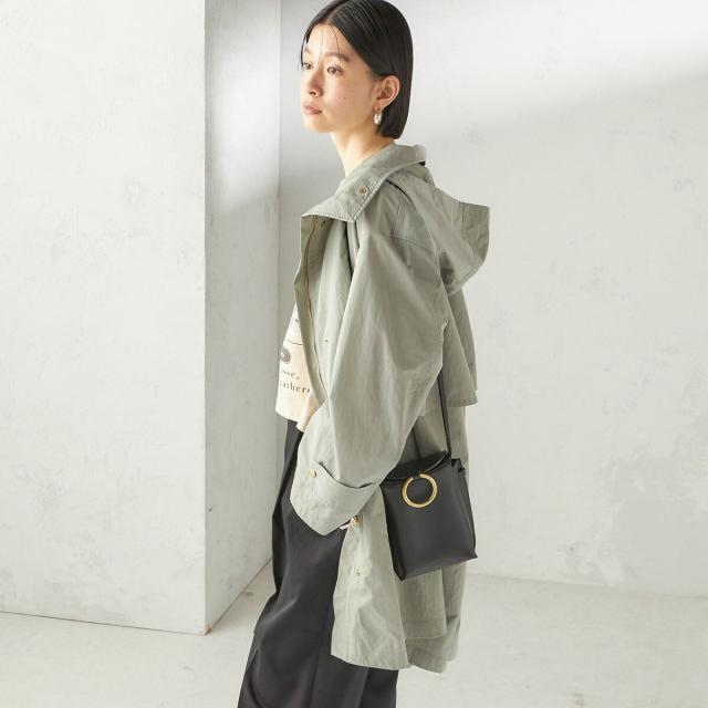 シップス（SHIPS）/《予約》〈手洗い可 / 撥水加工 / UVカット〉 スタンドカラー フード コート