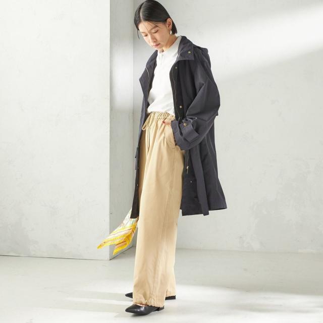 シップス（SHIPS）/《予約》〈手洗い可 / 撥水加工 / UVカット〉 スタンドカラー フード コート