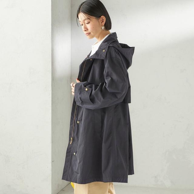 シップス（SHIPS）/《予約》〈手洗い可 / 撥水加工 / UVカット〉 スタンドカラー フード コート