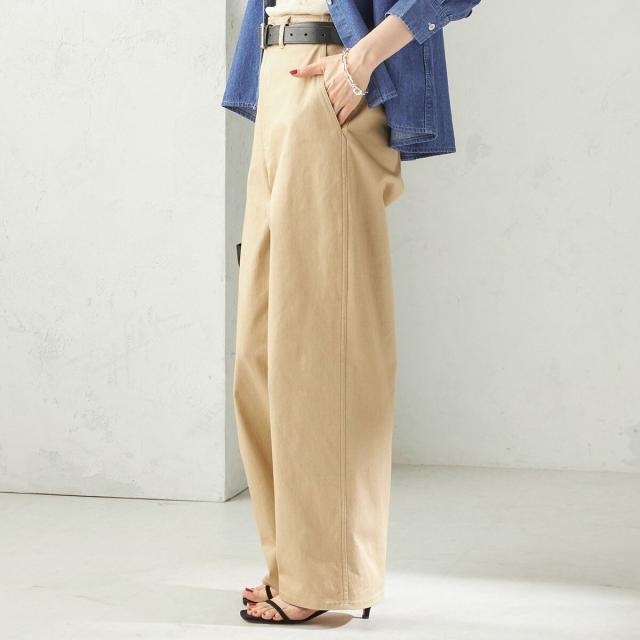 シップス（SHIPS）/《予約》〈洗濯機可能〉ストレッチ チノ 硫化染め パンツ