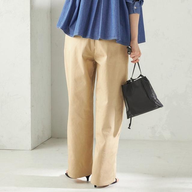 シップス（SHIPS）/《予約》〈洗濯機可能〉ストレッチ チノ 硫化染め パンツ