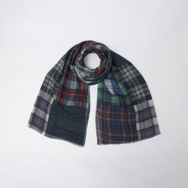 【NEW】シップス（SHIPS）/GLEN PRINCE: TARTAN CHECK STOLE