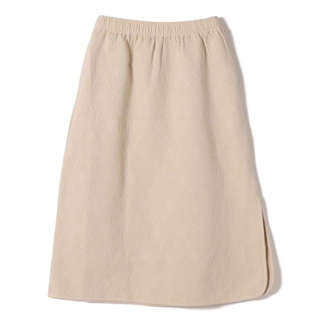 【NEW】シップス（SHIPS）/【SHIPS別注】Fanaka:〈手洗い可能〉ジャカード サイド スリット スカート