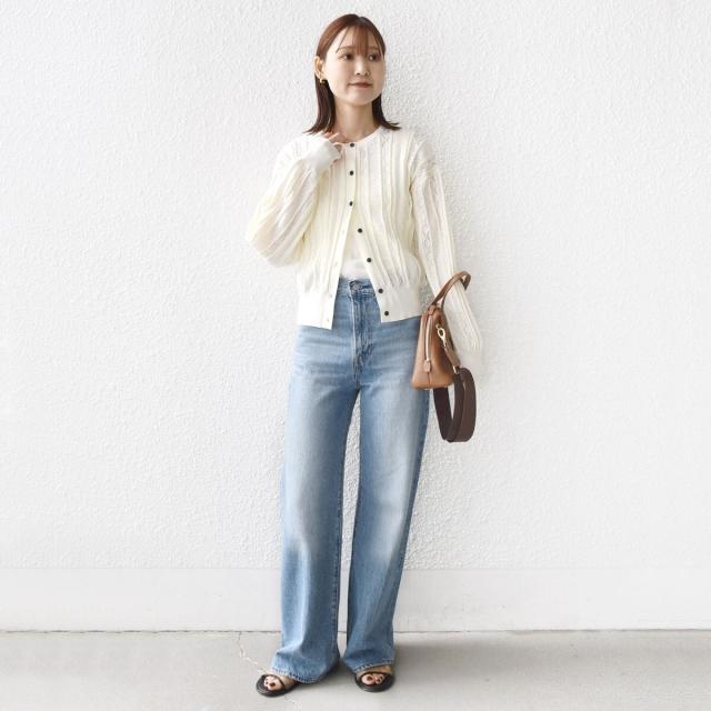 シップス（SHIPS）/《予約》【WEB限定】〈手洗い可能〉レース 編み 2WAY カーディガン