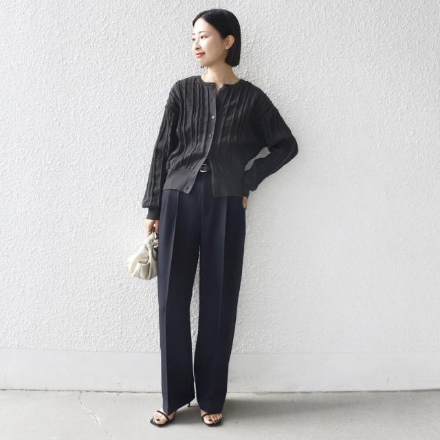 シップス（SHIPS）/《予約》【WEB限定】〈手洗い可能〉レース 編み 2WAY カーディガン