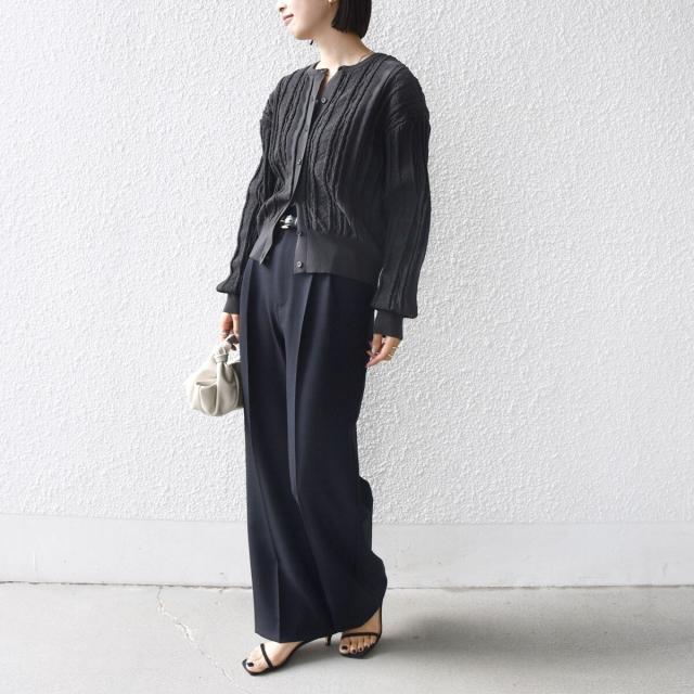 シップス（SHIPS）/《予約》【WEB限定】〈手洗い可能〉レース 編み 2WAY カーディガン