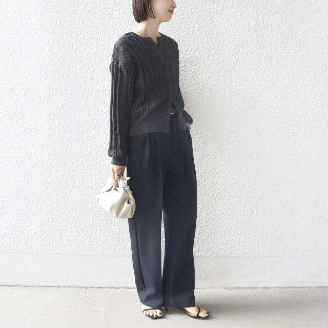 シップス（SHIPS）/《予約》【WEB限定】〈手洗い可能〉レース 編み 2WAY カーディガン