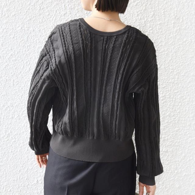 シップス（SHIPS）/《予約》【WEB限定】〈手洗い可能〉レース 編み 2WAY カーディガン