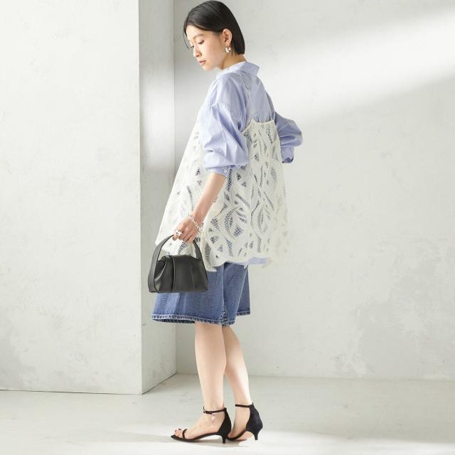 シップス（SHIPS）/《予約》【SHIPS別注】BIT BLUE:バミューダ ショーツ