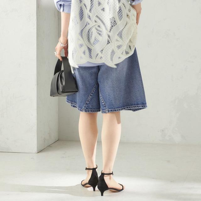 シップス（SHIPS）/《予約》【SHIPS別注】BIT BLUE:バミューダ ショーツ