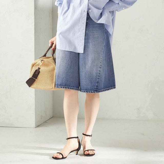 シップス（SHIPS）/《予約》【SHIPS別注】BIT BLUE:バミューダ ショーツ