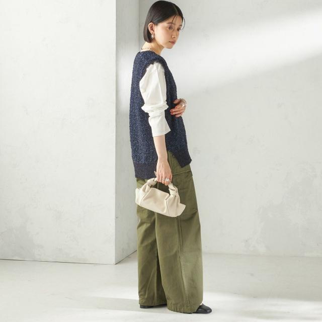 シップス（SHIPS）/《予約》〈手洗い可能〉ミックスカラー Vネック プルオーバー