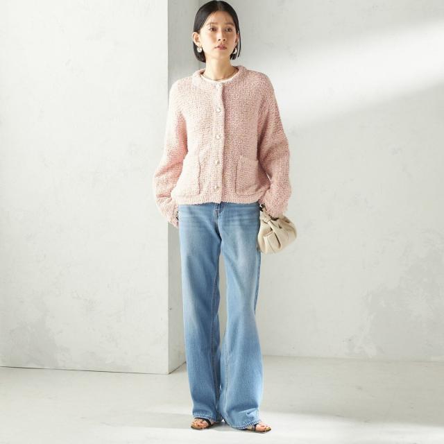 シップス（SHIPS）/《予約》〈手洗い可能〉ミックスカラー ニット ジャケット