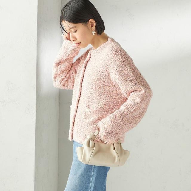 シップス（SHIPS）/《予約》〈手洗い可能〉ミックスカラー ニット ジャケット