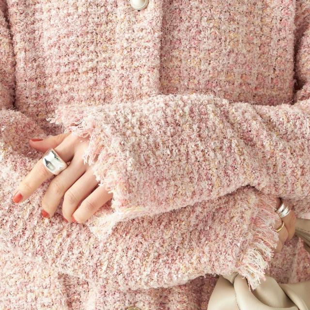 シップス（SHIPS）/《予約》〈手洗い可能〉ミックスカラー ニット ジャケット