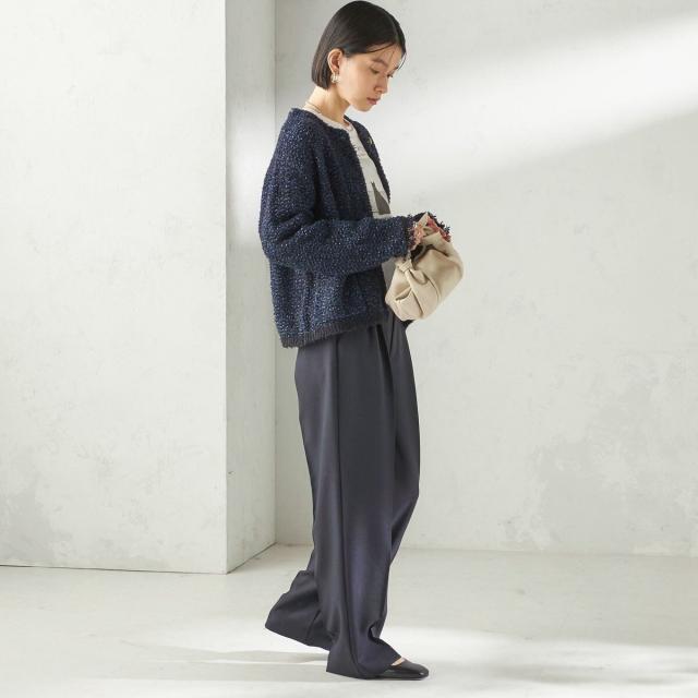 シップス（SHIPS）/《予約》〈手洗い可能〉ミックスカラー ニット ジャケット