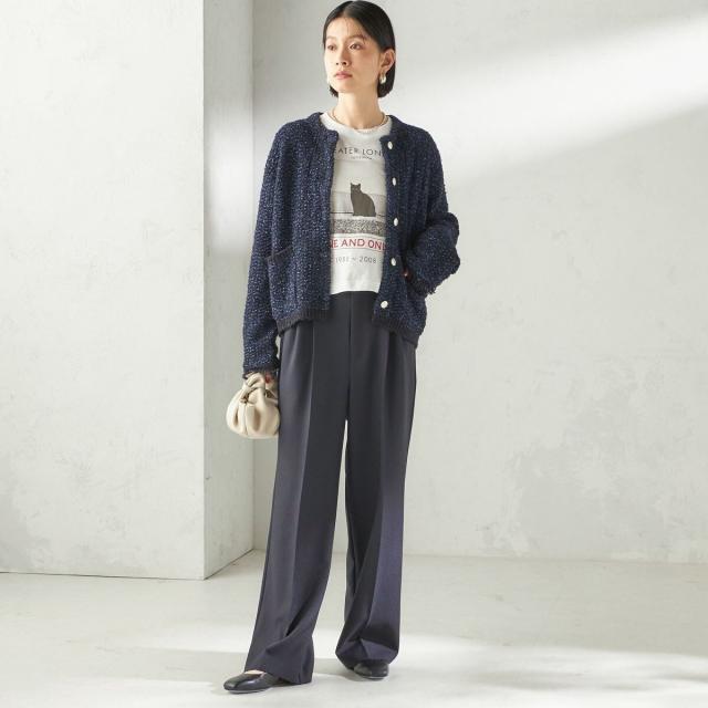 シップス（SHIPS）/《予約》〈手洗い可能〉ミックスカラー ニット ジャケット