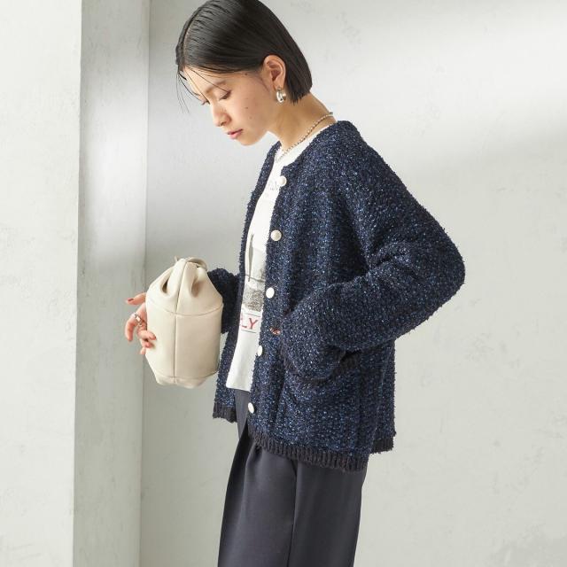 シップス（SHIPS）/《予約》〈手洗い可能〉ミックスカラー ニット ジャケット