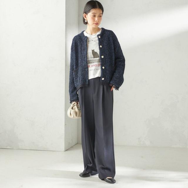 シップス（SHIPS）/《予約》【SHIPS別注】Odub: フォト プリント クロップド ロングスリーブ TEE