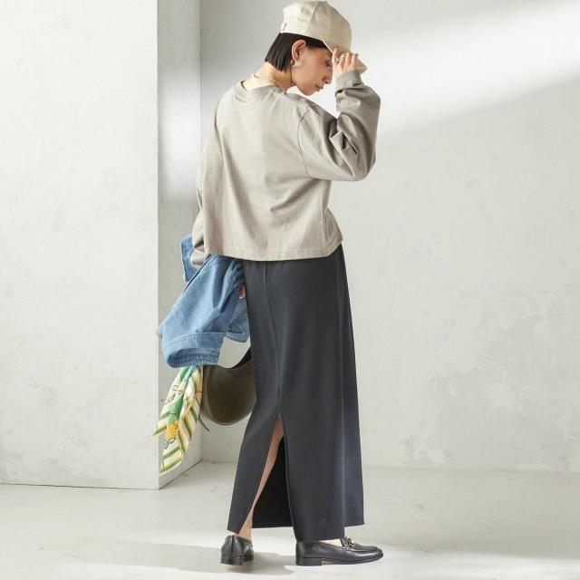 シップス（SHIPS）/《予約》【SHIPS別注】Odub: フォト プリント クロップド ロングスリーブ TEE