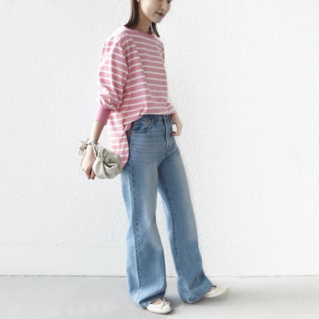 シップス（SHIPS）/《予約》【SHIPS別注】TENNESSEE:〈洗濯機可能〉ワイド ボーダー TEE