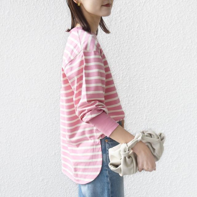 シップス（SHIPS）/《予約》【SHIPS別注】TENNESSEE:〈洗濯機可能〉ワイド ボーダー TEE