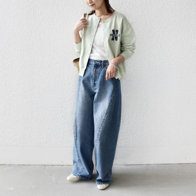 シップス（SHIPS）/《予約》【SHIPS別注】TENNESSEE:〈洗濯機可能〉スナップ 釦 スウェット カーディガン