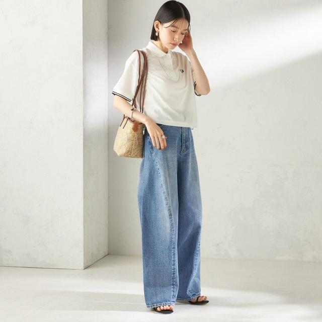 シップス（SHIPS）/《予約》【SHIPS別注】BIT BLUE:バレル レック デニム パンツ