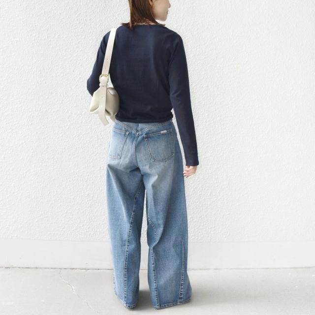 シップス（SHIPS）/《予約》【SHIPS別注】BIT BLUE:バレル レック デニム パンツ