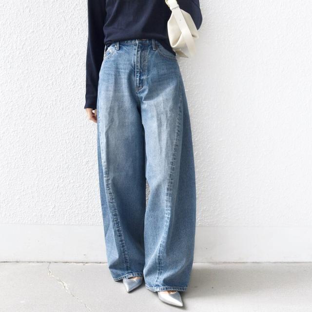 シップス（SHIPS）/《予約》【SHIPS別注】BIT BLUE:バレル レック デニム パンツ