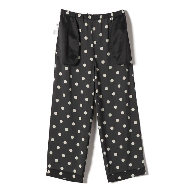 シップス（SHIPS）/《予約》〈手洗い可能〉ソルベ ツイル ドット ドロスト パンツ