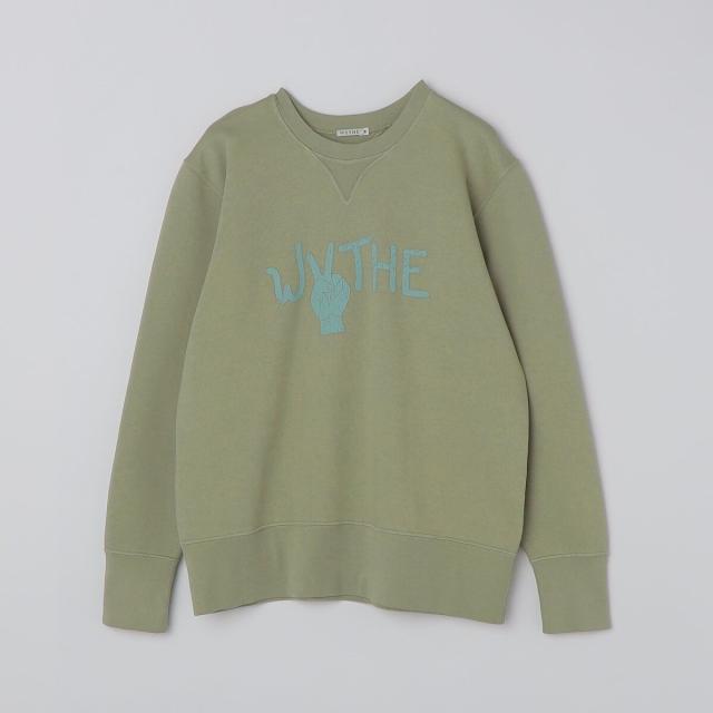 【NEW】シップス（SHIPS）/WYTHE NEW YORK: CREW SWEAT SHIRT PRINT
