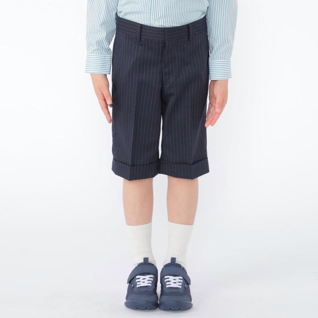 シップス（SHIPS）/SHIPS KIDS:110〜130cm /セレモニー ネイビー ストライプ スラックス ショーツ