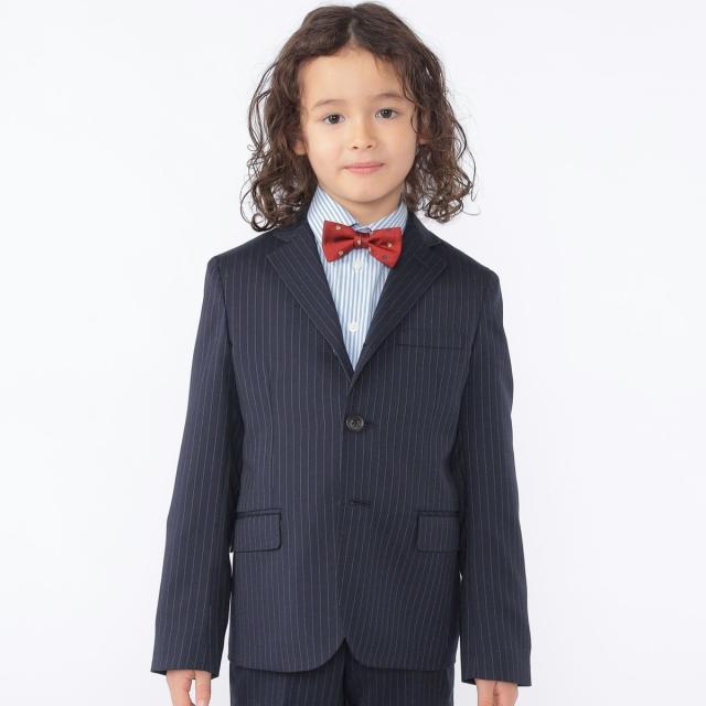 シップス（SHIPS）/SHIPS KIDS:110〜130cm /セレモニー ネイビー ストライプ ジャケット