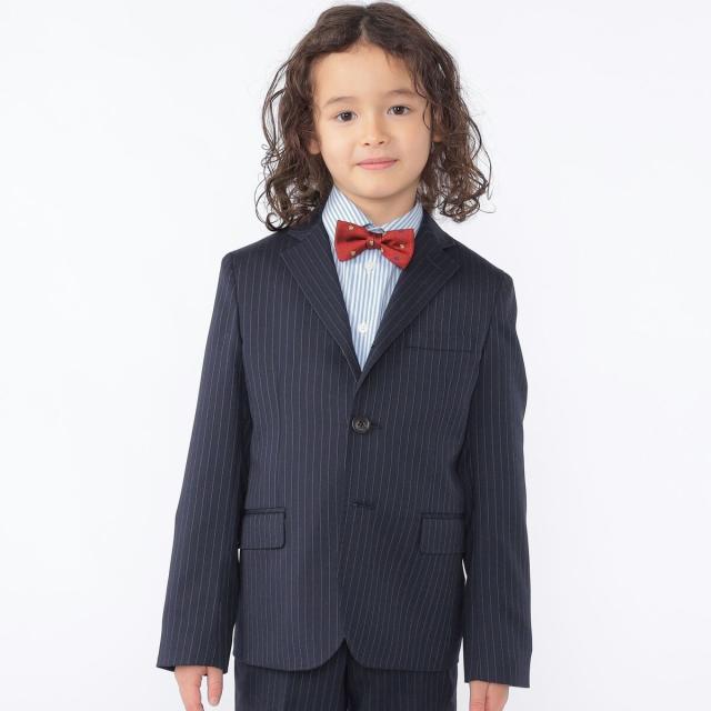 シップス（SHIPS）/SHIPS KIDS:110〜130cm /セレモニー ネイビー ストライプ ジャケット_1