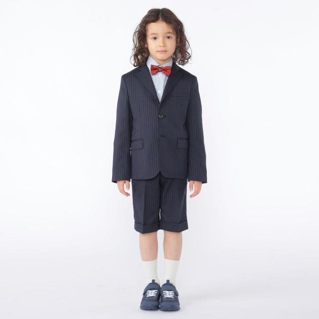 シップス（SHIPS）/SHIPS KIDS:110〜130cm /セレモニー ネイビー ストライプ ジャケット_3