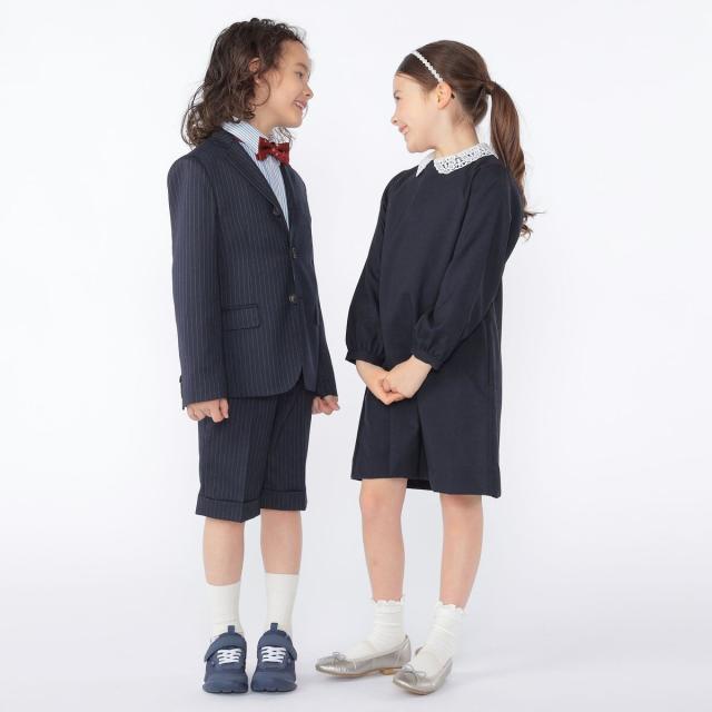 シップス（SHIPS）/SHIPS KIDS:110〜130cm /セレモニー ネイビー ストライプ ジャケット_7