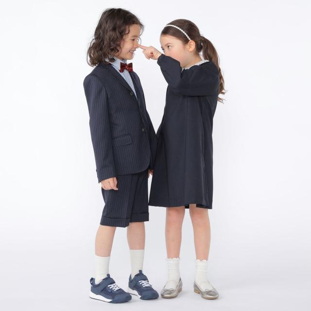 シップス（SHIPS）/SHIPS KIDS:110〜130cm /セレモニー ネイビー ストライプ ジャケット_8
