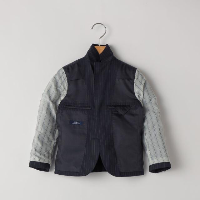 シップス（SHIPS）/SHIPS KIDS:110〜130cm /セレモニー ネイビー ストライプ ジャケット_11