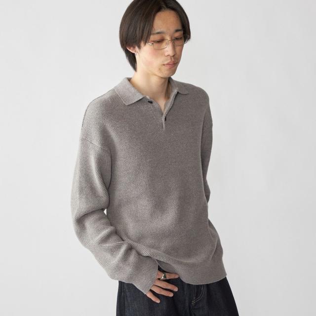 シップス（SHIPS）/City Ambient Products: ソフト ヤーン カルゼ ニットポロ