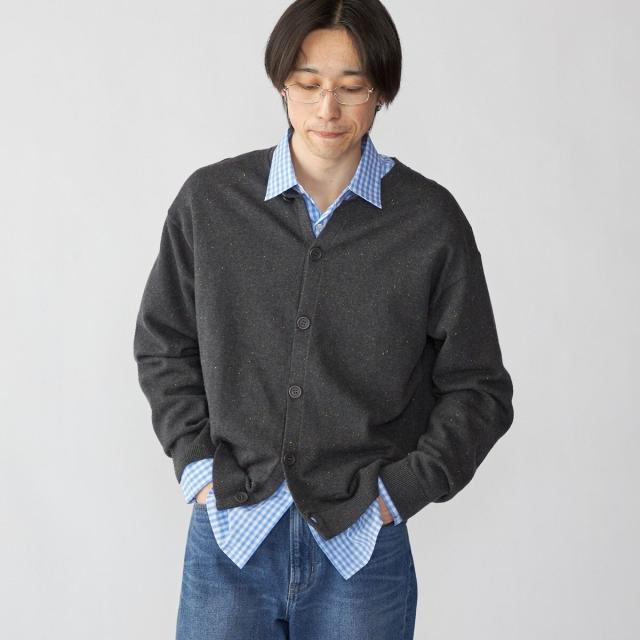 シップス（SHIPS）/City Ambient Products: カラー ネップ クルーネック カーディガン_3