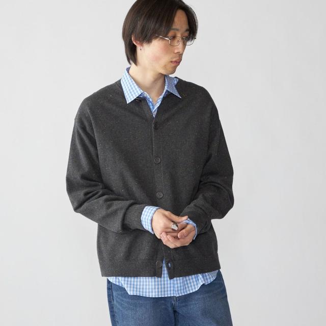 シップス（SHIPS）/City Ambient Products: カラー ネップ クルーネック カーディガン_4
