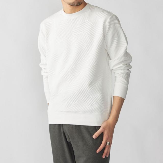 シップス（SHIPS）/SHIPS: 膨れジャカード ロングスリーブ