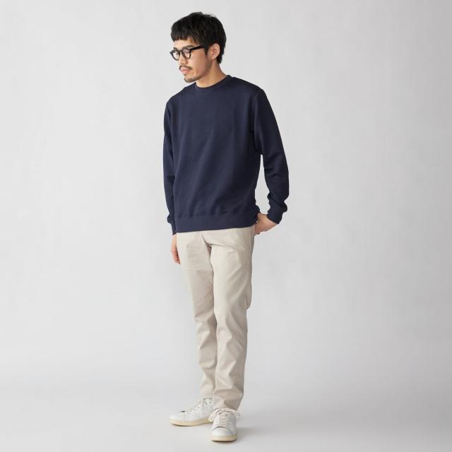 シップス（SHIPS）/SHIPS: 膨れジャカード ロングスリーブ