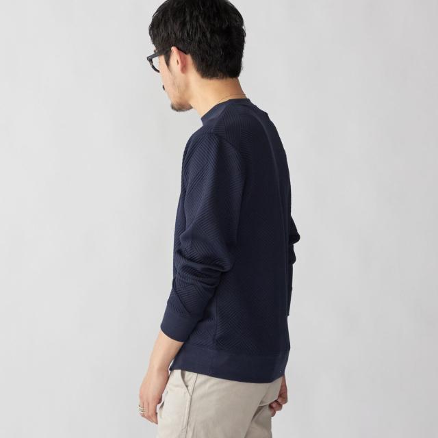 シップス（SHIPS）/SHIPS: 膨れジャカード ロングスリーブ