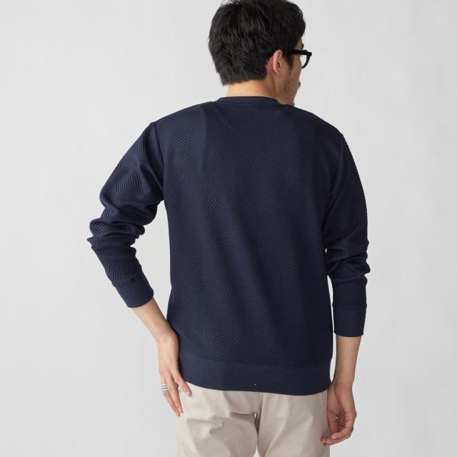 シップス（SHIPS）/SHIPS: 膨れジャカード ロングスリーブ