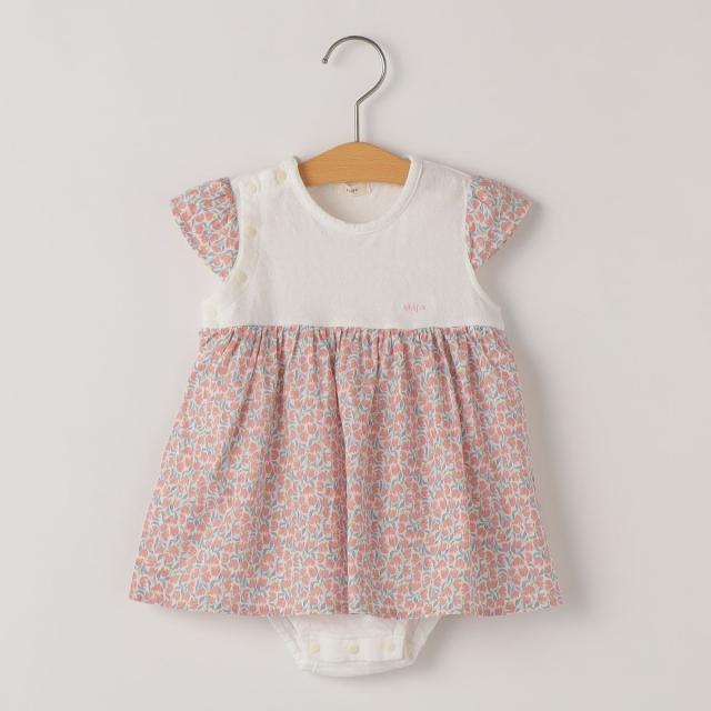 シップス（SHIPS）/SHIPS KIDS:70〜80cm / フラワー スカート ロンパース