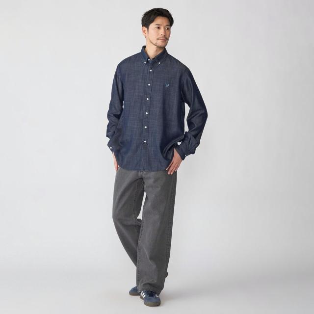 シップス（SHIPS）/【WEB限定】SHIPS:〈手洗い可能〉リヨセル エア ボタンダウン デニム シャツ_17